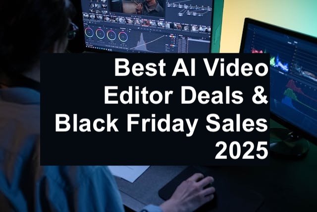 Best AI Video Editor Deals & Black Friday Sales 2025