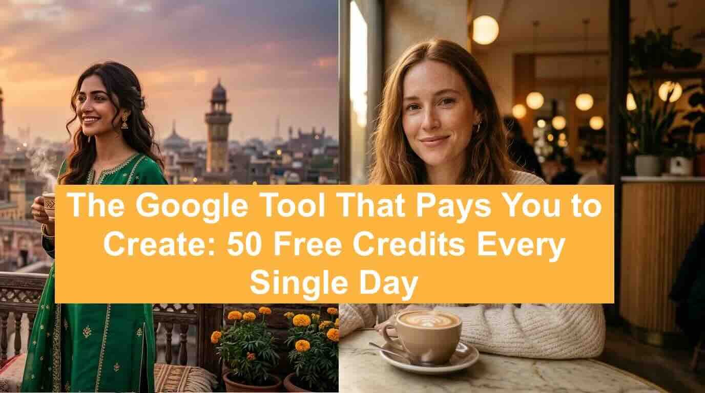 featured image for The Google Tool That Pays You to Create: 50 Free Credits Every Single Day