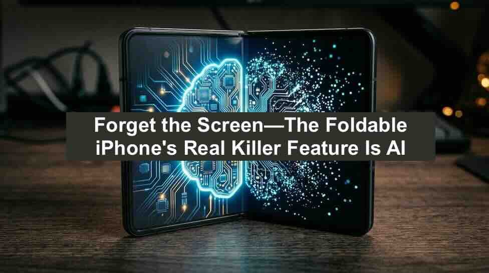 orget the Screen—The Foldable iPhone's Real Killer Feature Is AI
