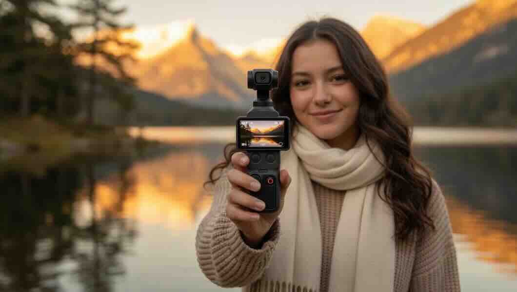 DJI Osmo Pocket 4 Active Track 7.0 testing dog in park – pet tracking mode