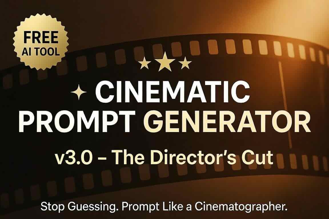 Announcing TheRightGPT’s Cinematic Prompt Generator v3.0